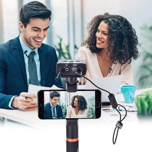 Comica CVM-SPX-MI 3.5 mm TRRS Dişi (iPhone için) Mikrofon Kablosu - Resim 5