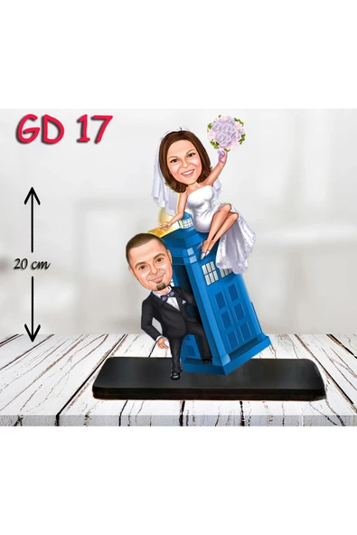 Kişiye Özel Ahşap Biblo - Düğün Biblo 8 ( 3D Biblo ) ürün görseli