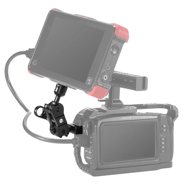 SmallRig 2071 Vidalı ve NATO Kelepçe Bilyalı Kafa - Resim 3