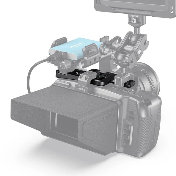 SmallRig APT2510 BMPCC 4K ve 6K  için  Hafif Üst ​​Plakası - Resim 4