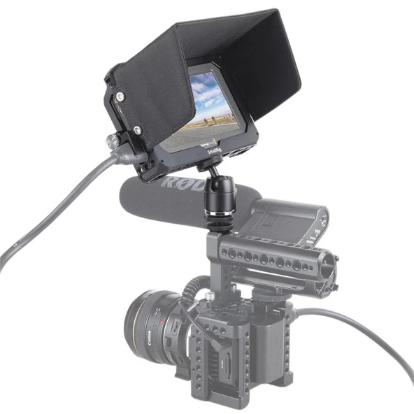SmallRig 1981 Blackmagic  5 İnç Video Assist  için Monitör Kafes Aksesuar Kiti - Resim 4