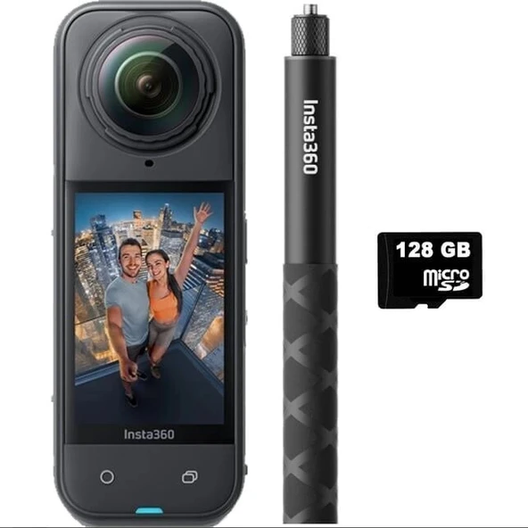 Insta360 X5 İnvisible 114cm Selfie Stick Bundle - 1