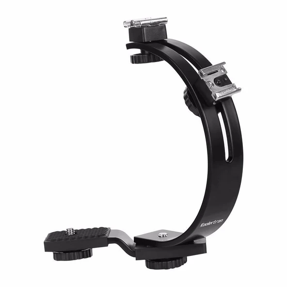 OEM Marka LS39 L Tipi Çift Kızaklı Işık Flaş Mikrofon Tutucu ürün görseli