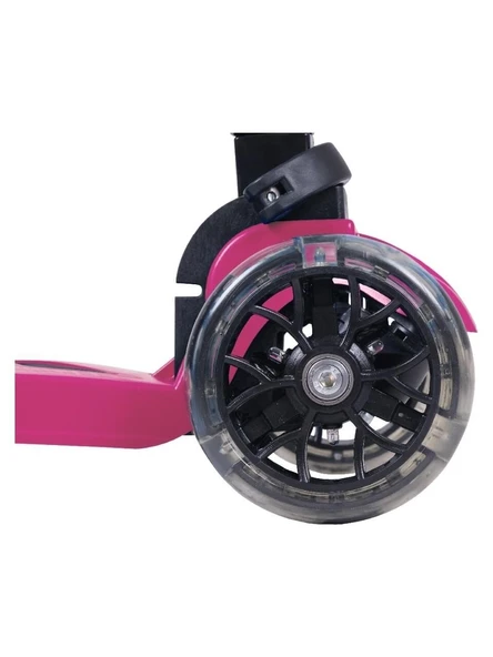 LSC5-I LEDDY 2+ SCOOTER IŞIKLI PEMBE 50KG - 4
