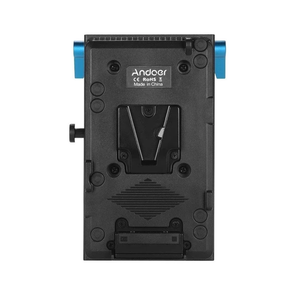 Andoer D6325 V Montaj V-Kilit Pil Plakası Adaptörü - Resim 4