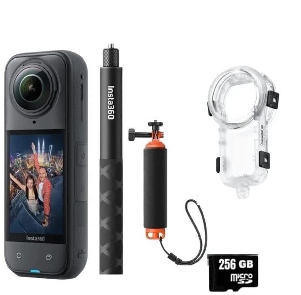 Insta360 X5 Aksiyon Kamerası - Görünmez Dalış Kiti - 1