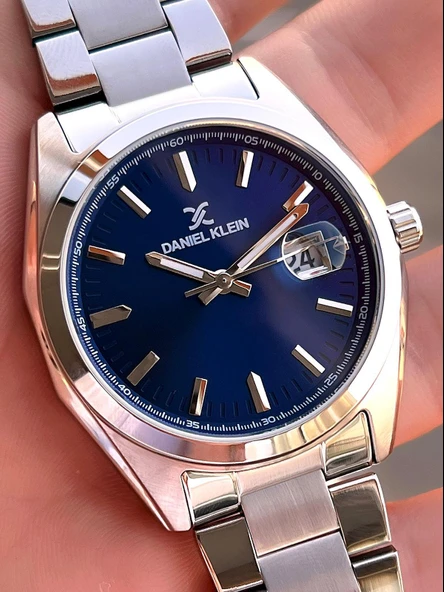 Daniel Klein Klasik Erkek Kol Saati Çelik Kordon 3 ATM Suya Dayanıklı Bileklik Hediyeli VS.BLKT.0602 - Resim 4