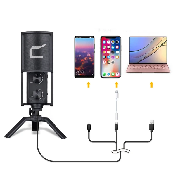 Comica STM-USB Stüdyo Mikrofonu - Resim 3