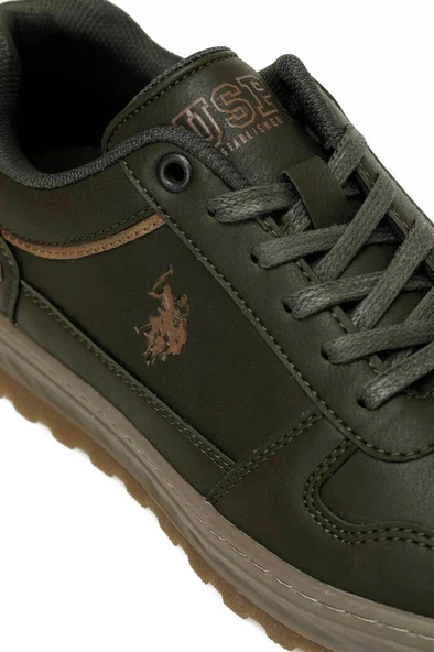 U.S. Polo Assn. BELO 5PR 102031092 Erkek Sneaker Ayakkabı Haki 40-45 - 7