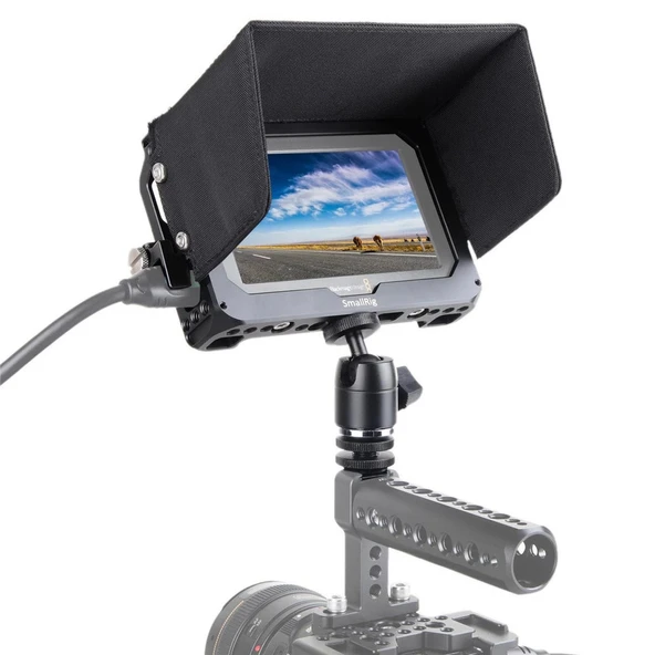 SmallRig 1981 Blackmagic  5 İnç Video Assist  için Monitör Kafes Aksesuar Kiti - Resim 3