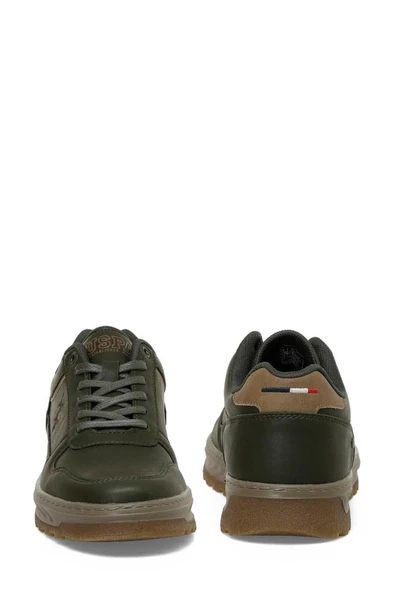 U.S. Polo Assn. BELO 5PR 102031092 Erkek Sneaker Ayakkabı Haki 40-45 - 5