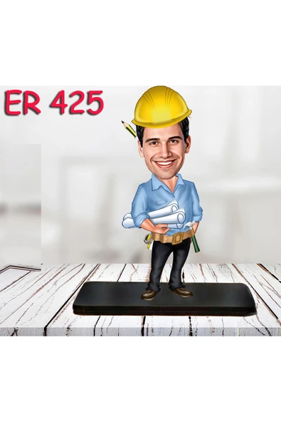 Kişiye Özel Ahşap Biblo - Erkek Meslek Karikatür Biblo 65 ürün görseli