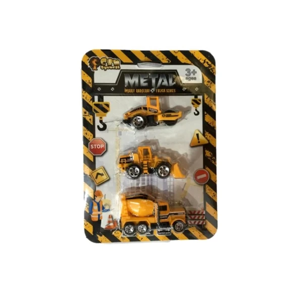 8849 KARTELA 3 LÜ METAL İŞ ARAÇLAR - Resim 2