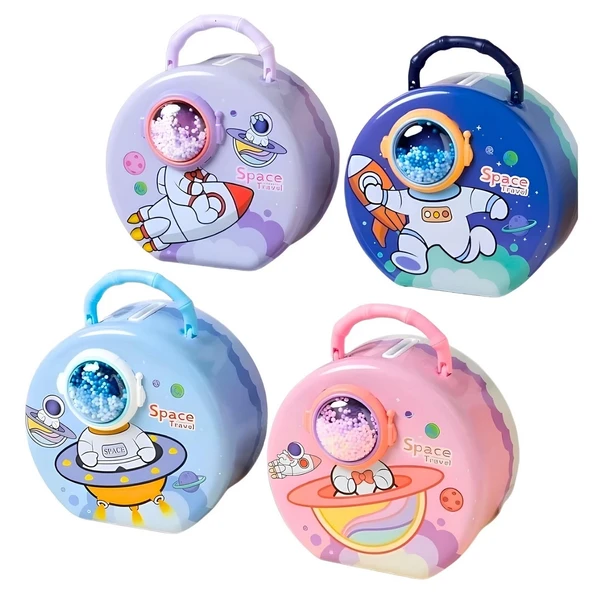 Şifreli Metal Uzay Kumbara - Resim 3