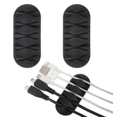 Kablo Tutucu 5 Kanallı 3lü Siyah ürün görseli 1