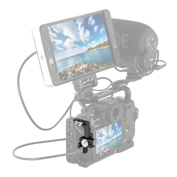 SmallRig 2156 Fuji X-H1 ve Fuji X-T2 Kafes için HDMI Kablo Kelepçesi - Resim 5