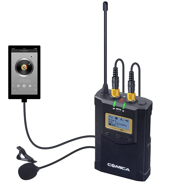 Comica CVM-WM100 Plus Çift Kişilik Yaka Mikrofonu - Resim 2