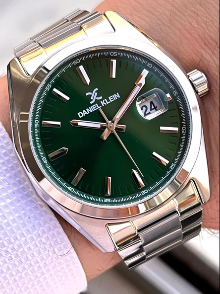 Daniel Klein Klasik Erkek Kol Saati Çelik Kordon 3 ATM Suya Dayanıklı Bileklik Hediyeli VS.BLKT.0603 - Resim 2