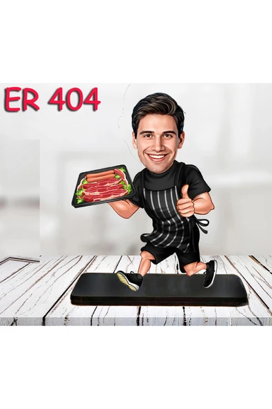 Kişiye Özel Ahşap Biblo - Erkek Meslek Karikatür Biblo 44 ürün görseli