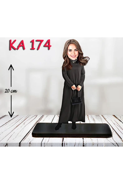 Kişiye Özel Ahşap Biblo - Kadın Karikatür Biblo - Kadın Biblo 37 ürün görseli