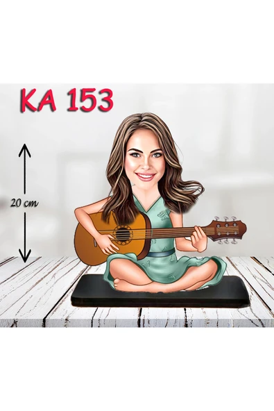 Kişiye Özel Ahşap Biblo - Kadın Karikatür Biblo - Kadın Biblo 30 ürün görseli