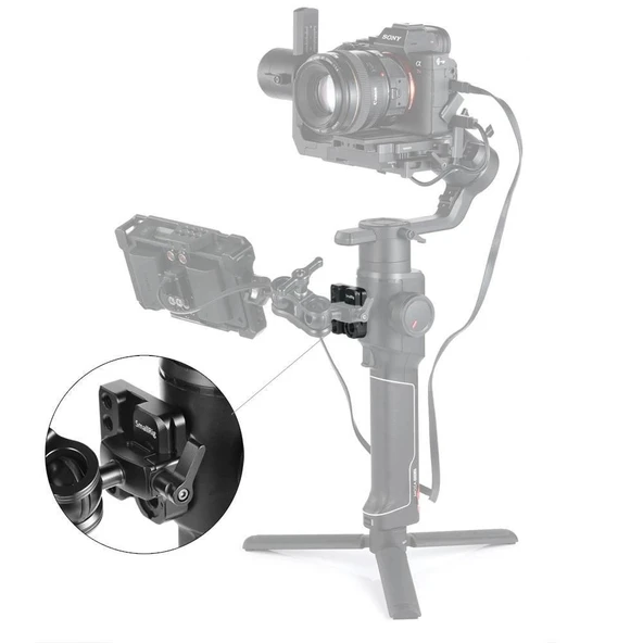 SmallRig BSS2319 Moza Air 2 Gimbal için Montaj Plakası - Resim 4
