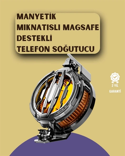 Mobil Oyunlar İçin Serinletici Telefon Fanı | Sessiz Çalışma | Geniş Kıskaçlı Tasarım ürün görseli 1