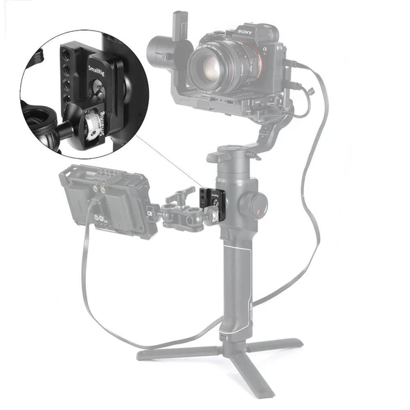 SmallRig BSS2319 Moza Air 2 Gimbal için Montaj Plakası - Resim 3