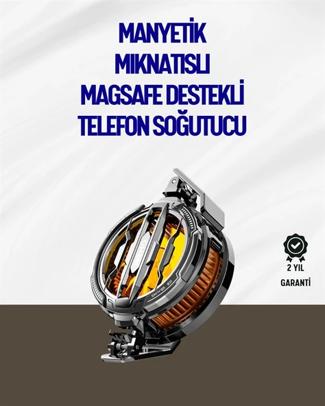 Mıknatıslı ve Aparatlı Montajlı Soğutucu Fan | Her Cihaza Uyumlu | LED Göstergeli ürün görseli 1