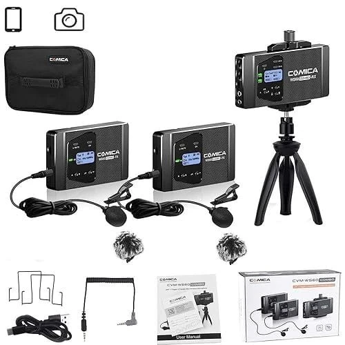 Comica CVM-WS60 Combo Kamera ve Telefon Mikrofonu - Resim 5