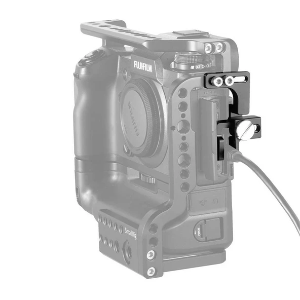 SmallRig 2156 Fuji X-H1 ve Fuji X-T2 Kafes için HDMI Kablo Kelepçesi - Resim 4