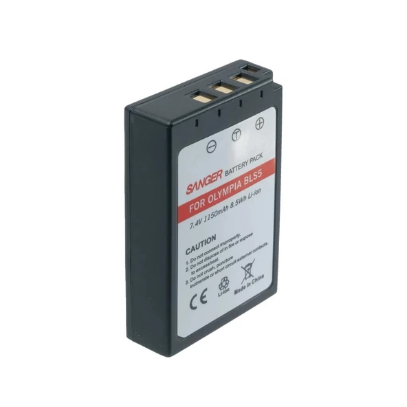 Sanger BLS-5 Olympus Fotoğraf Makinesi Batarya - Resim 3