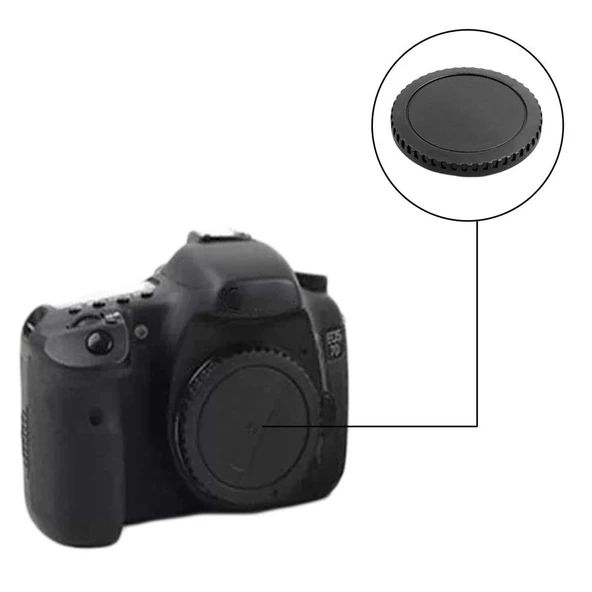Canon EF Mount İçin Body ve Lens Arka Kapağı - Resim 5