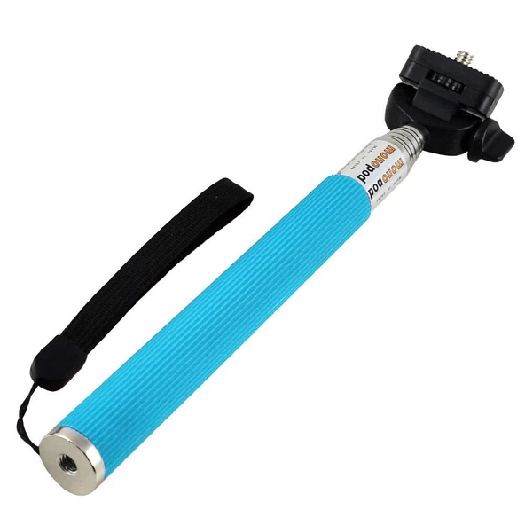 Sanger SG-01 Selfie Çubuğu Monopod Mavi - 1