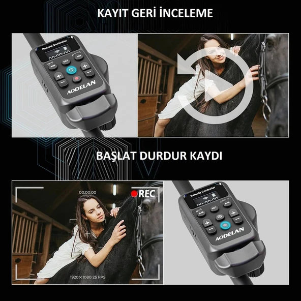 AODELAN ZC-3 Kablosuz Uzaktan Kumanda Sony ve Canon Kameralar için - Resim 3