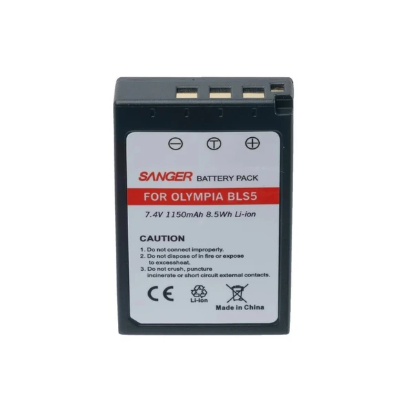 Sanger BLS-5 Olympus Fotoğraf Makinesi Batarya - Resim 4