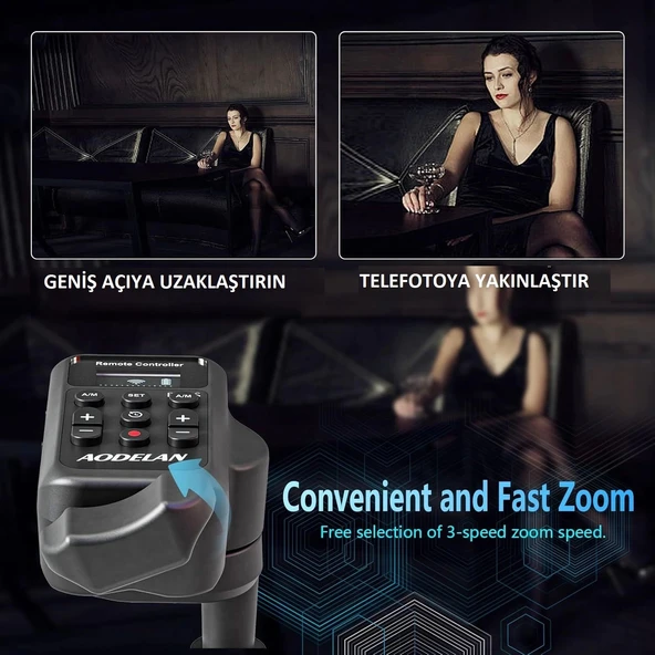 AODELAN ZC-3 Kablosuz Uzaktan Kumanda Sony ve Canon Kameralar için - Resim 7
