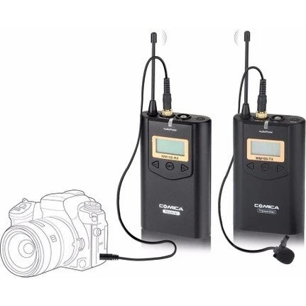 Comica CVM-WM100 Kablosuz Yaka Mikrofonu - Resim 2