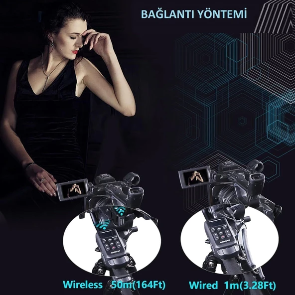 AODELAN ZC-3 Kablosuz Uzaktan Kumanda Sony ve Canon Kameralar için - Resim 6