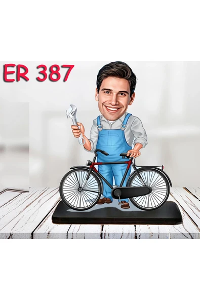 Kişiye Özel Ahşap Biblo - Erkek Meslek Karikatür Biblo 27 ürün görseli