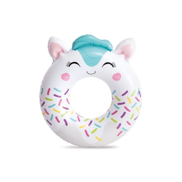 IS59266 Intex Sevimli Hayvanlar Figürlü Simit 8+ Yaş - 1 Adet Stokta Olan Gönderilir - Resim 2