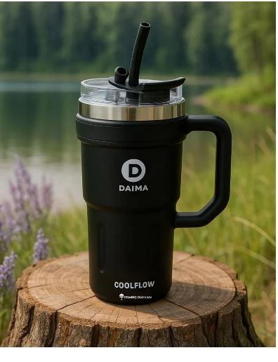 Daima Cool Flow Termos Siyah 780 ml - 1