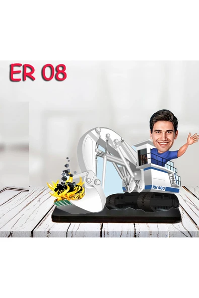 Kişiye Özel Ahşap Biblo - Araç Kullanan Erkek Karikatür Biblo 8 ürün görseli