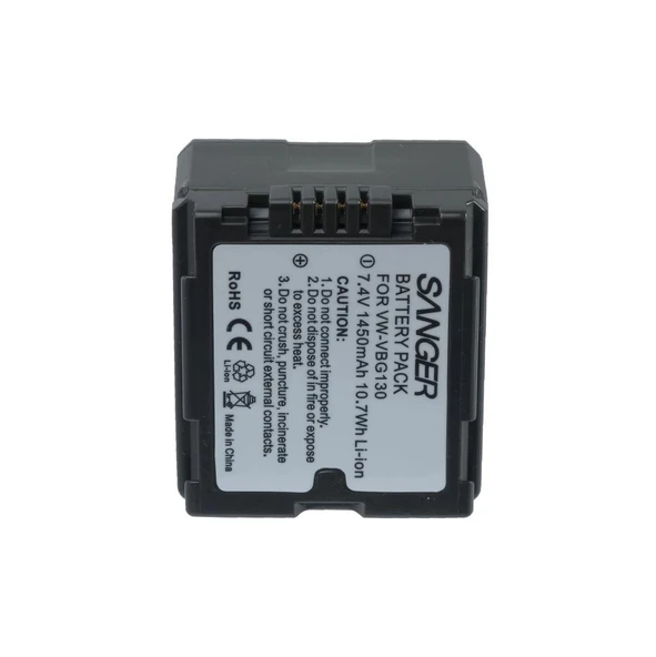 Sanger VW-VBG130 Panasonic Kamera Batarya - Resim 4