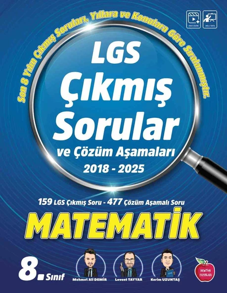 Newton Lgs Çıkmış Sorular Matematik Yeni 2018 - 2025 ürün görseli
