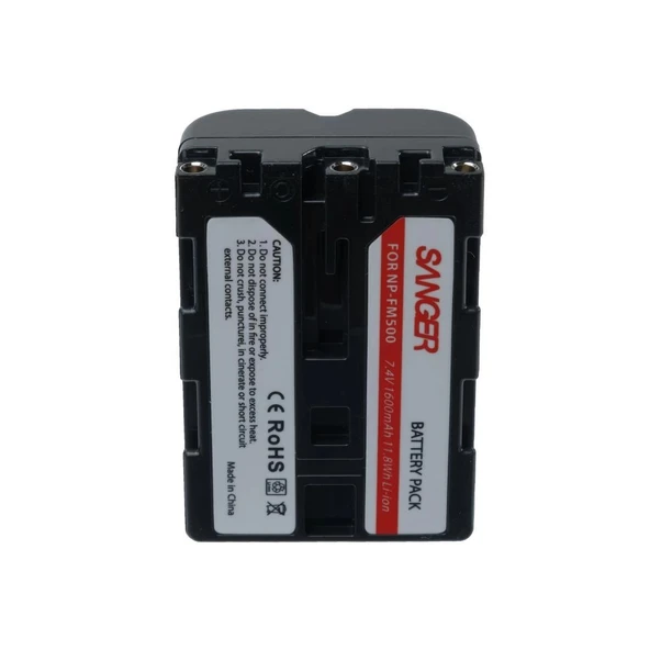 Sanger NP-FM500H Sony Fotoğraf Makinesi Batarya - Resim 4
