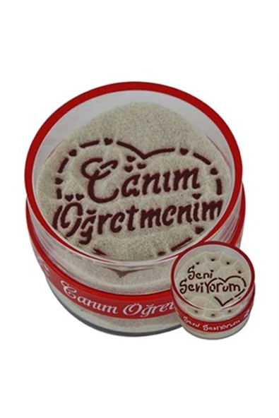 Canım Öğretmenim Yazılı Kum Saati ürün görseli