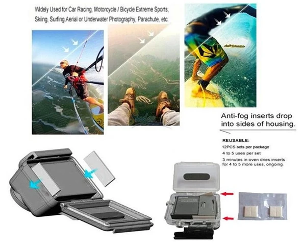 Aksiyon Kamera Buğu ve Nem Önleyici - Resim 2