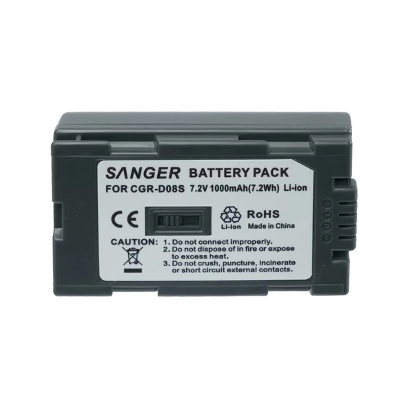 Sanger CGR-D08S Panasonic Kamera Batarya - Resim 4