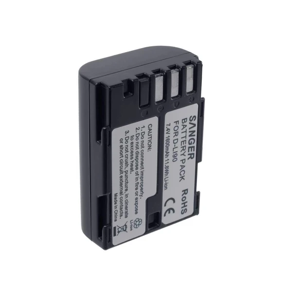 Sanger D-LI90 Pentax Fotoğraf Makinesi Batarya - Resim 3